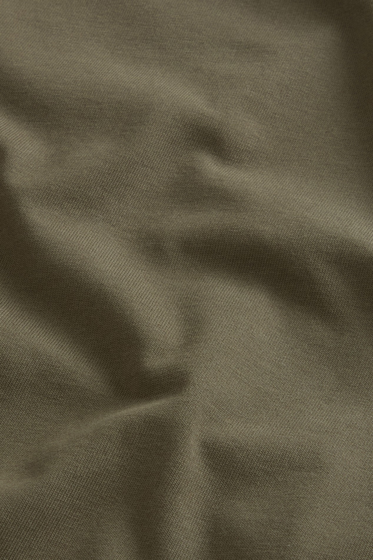 Long-Sleeved Pure Cotton Sweater Green photo 6 | Woolrich