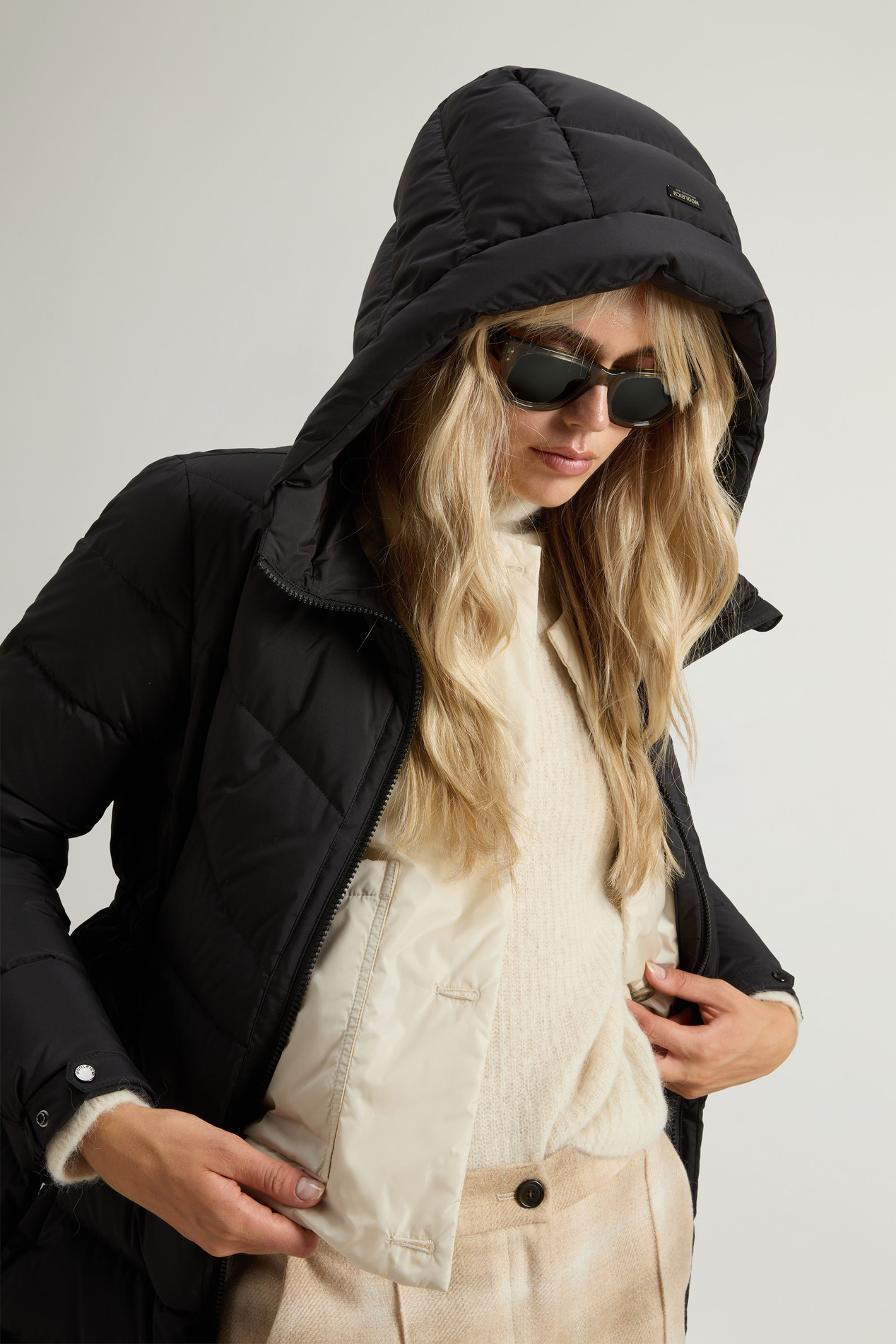 SHIRLEY JACKET Black photo 4 | Woolrich