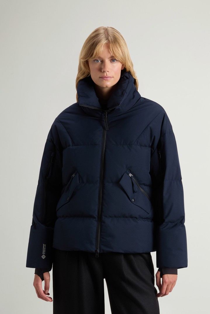 Quilted Jacket in WINDSTOPPER® by GORE-TEX® Fabric Blue photo 1 | Woolrich