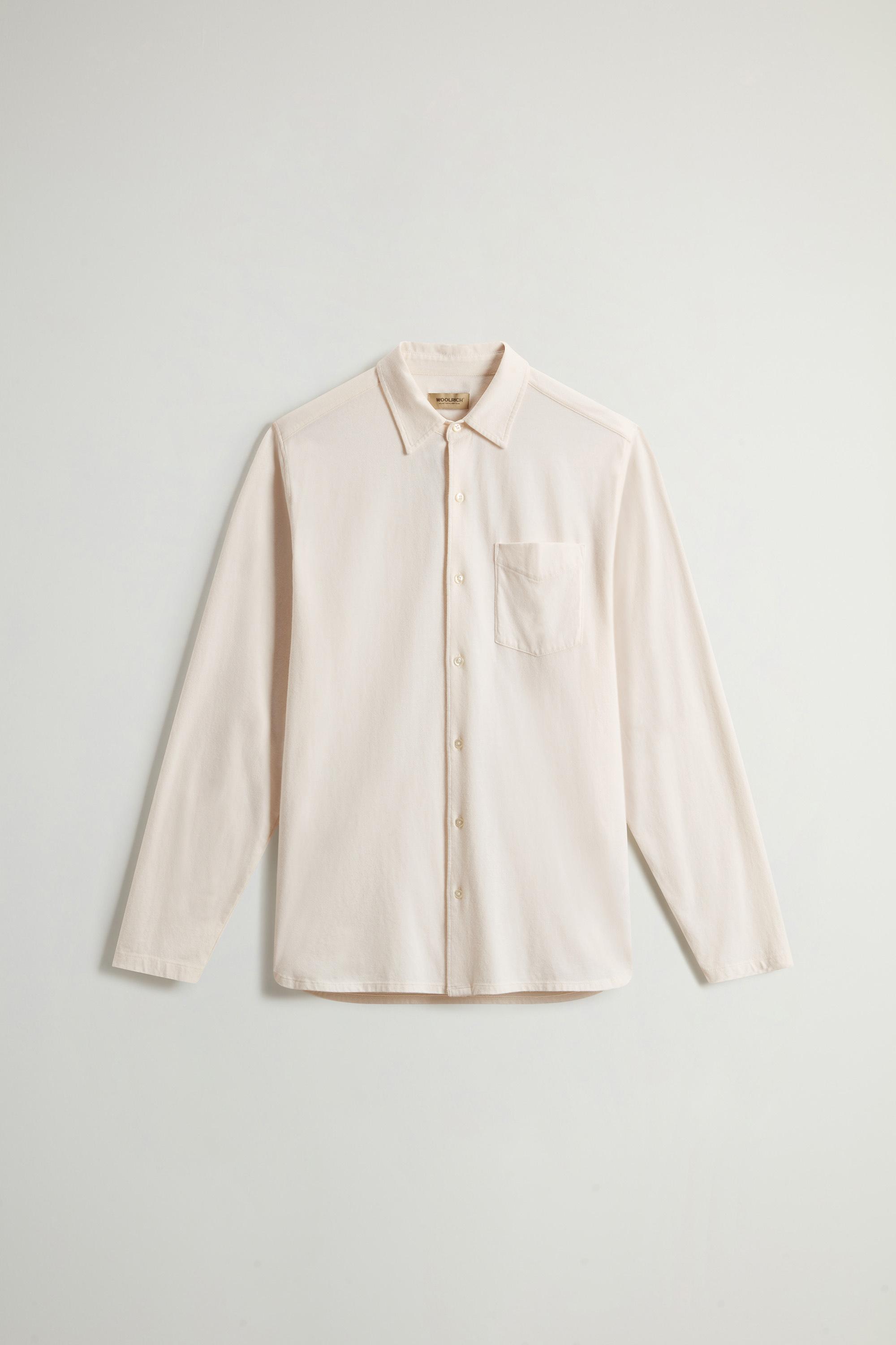 Shirt in Pure Cotton Jersey White photo 5 | Woolrich