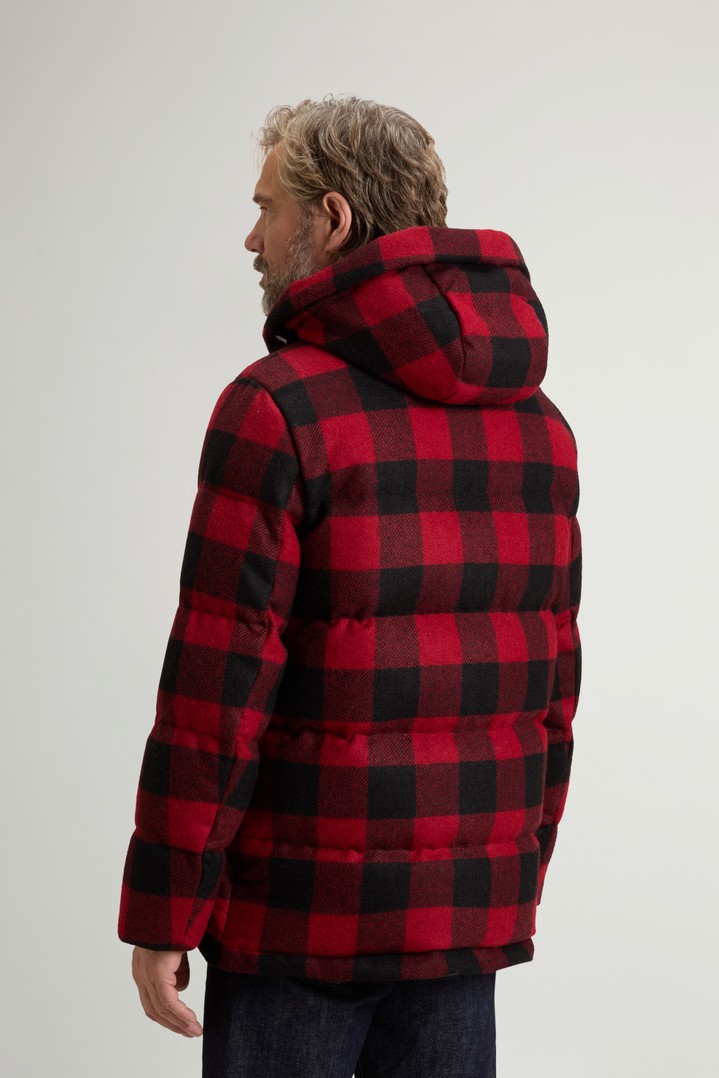 CHECK MOON PUFFER PARKA Rouge photo 3 | Woolrich