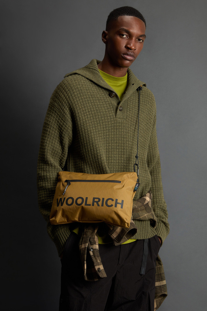 Crossbody Bag with Logo in X-PAC by Todd Snyder Brown photo 8 | Woolrich