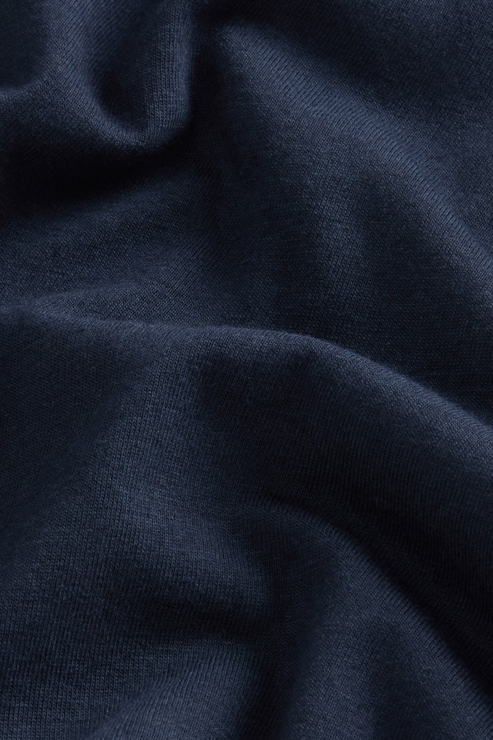 LUXE JERSEY T-SHIRT Blue photo 6 | Woolrich