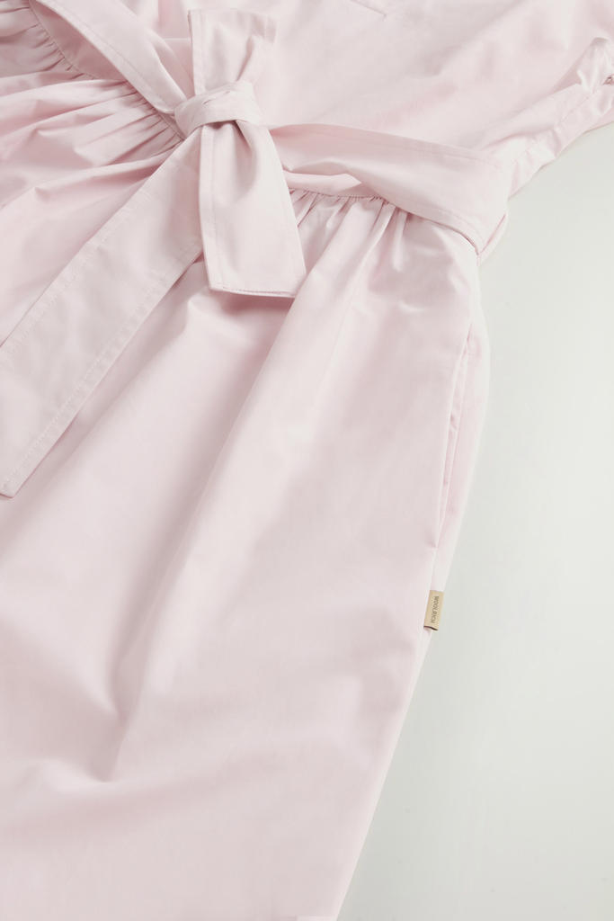 POPLIN SHORT DRESS Pink photo 6 | Woolrich