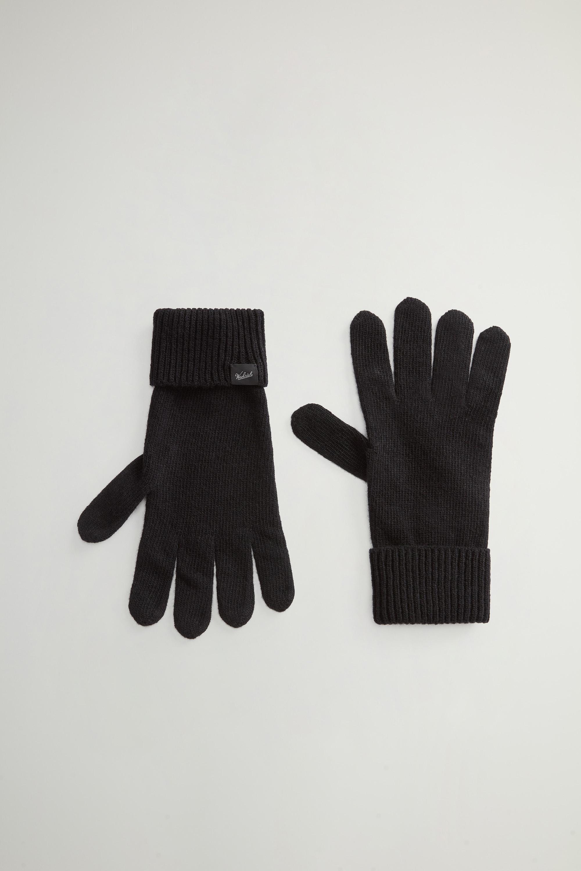 Gloves in Wool Blend Black photo 1 | Woolrich