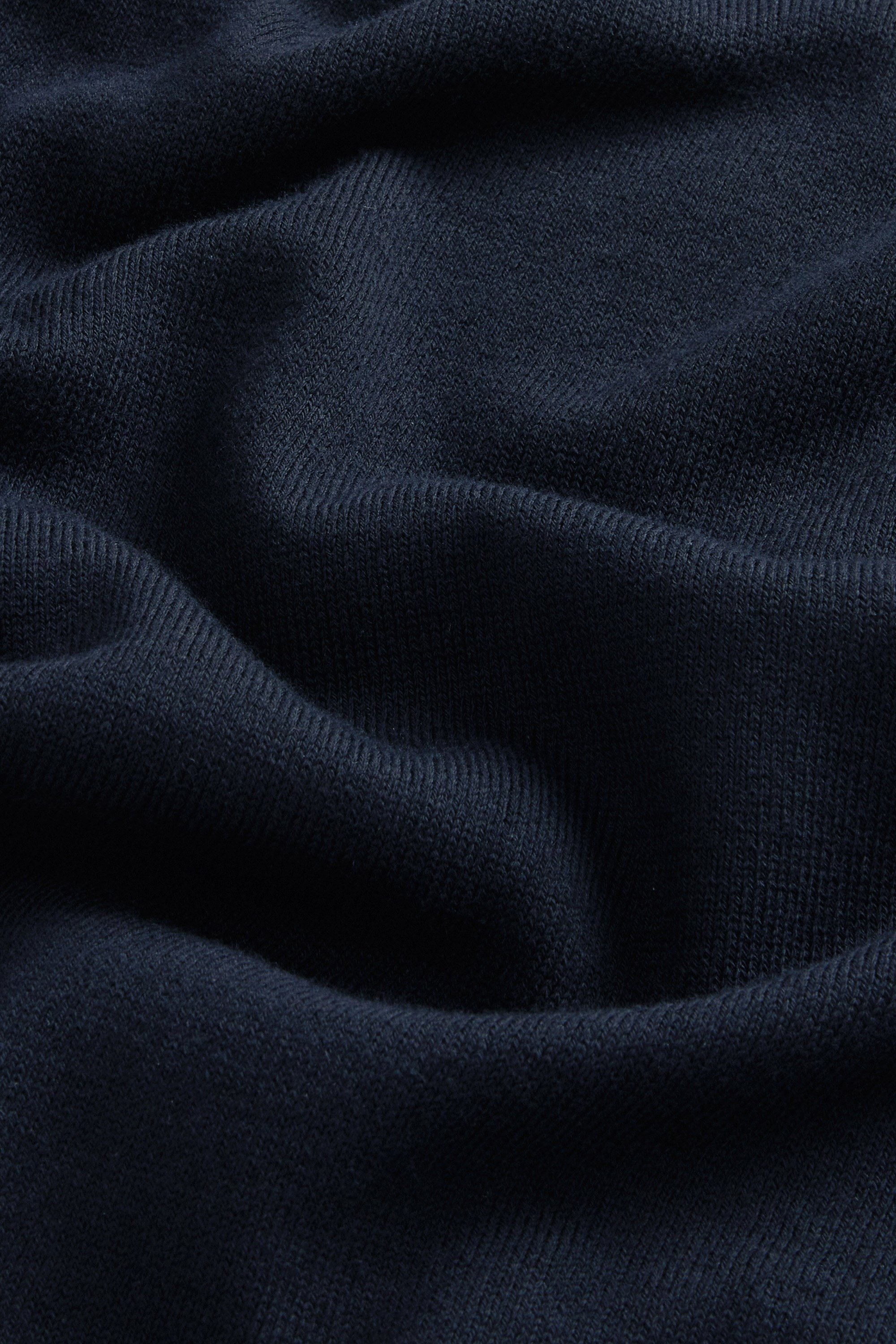 Short-Sleeved Pure Cotton Sweater Blue photo 8 | Woolrich