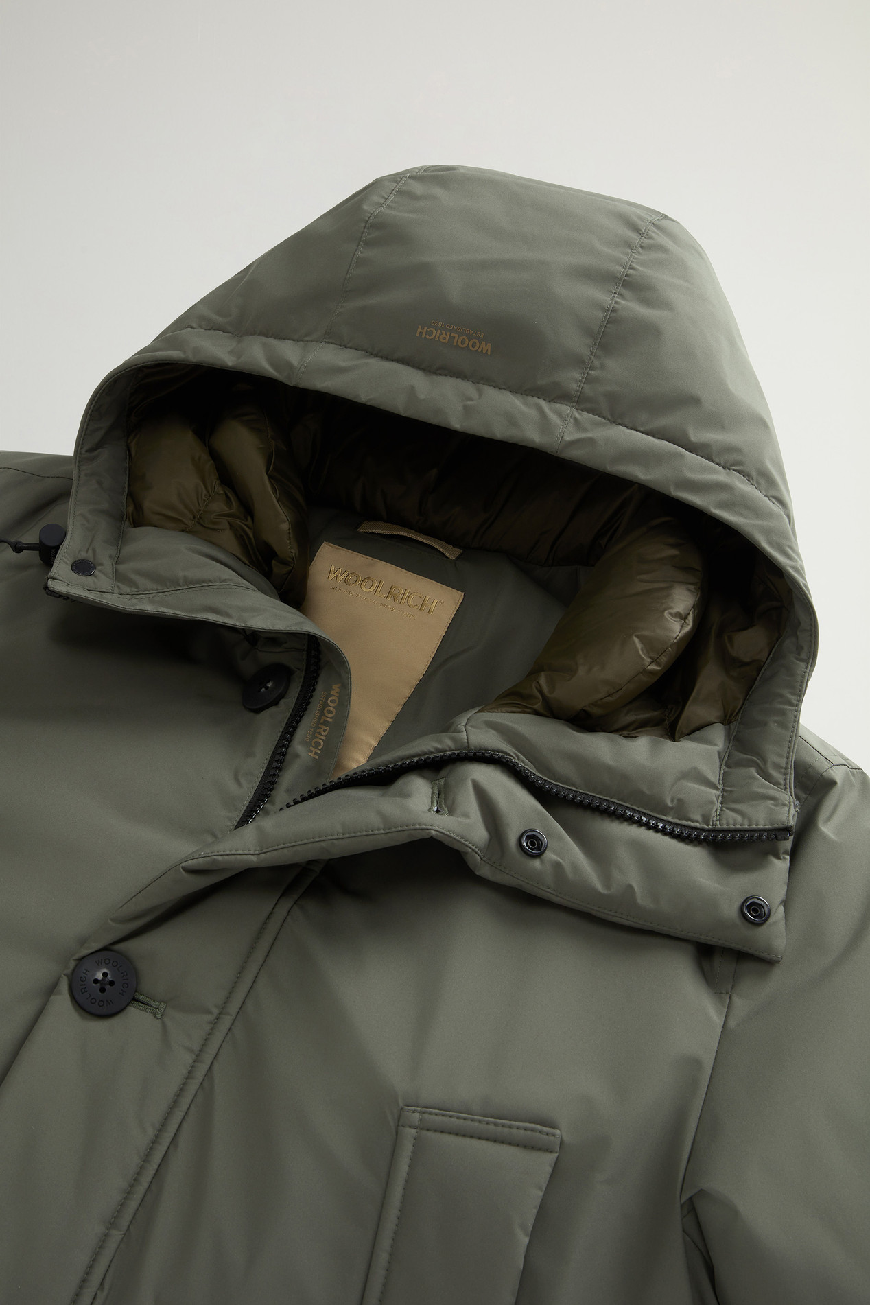 Cloud Arctic Parka with Hood Green photo 7 | Woolrich