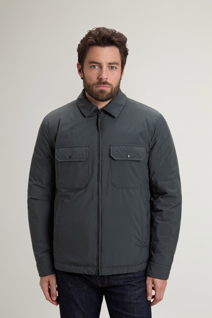 Cloud Padded Overshirt Gray photo 1 | Woolrich