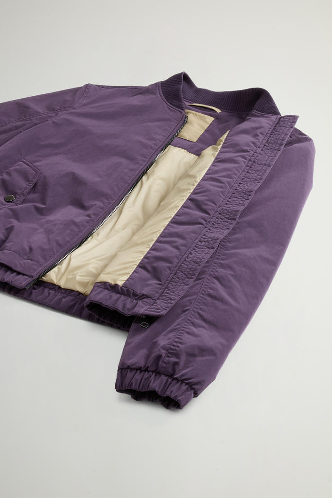Grace Bomber Jacket in Peached Poly Purple photo 8 | Woolrich