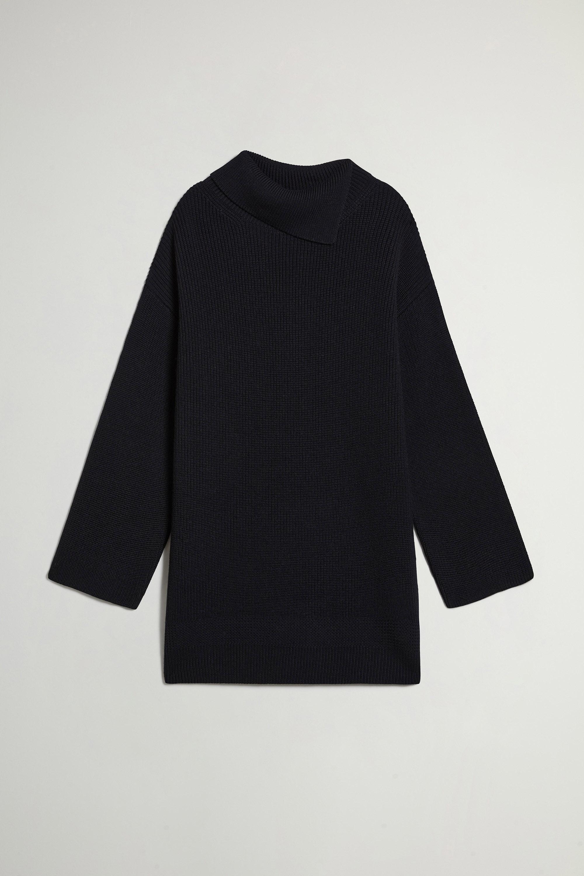 Turtleneck Sweater in Pure Merino Virgin Wool Black photo 1 | Woolrich