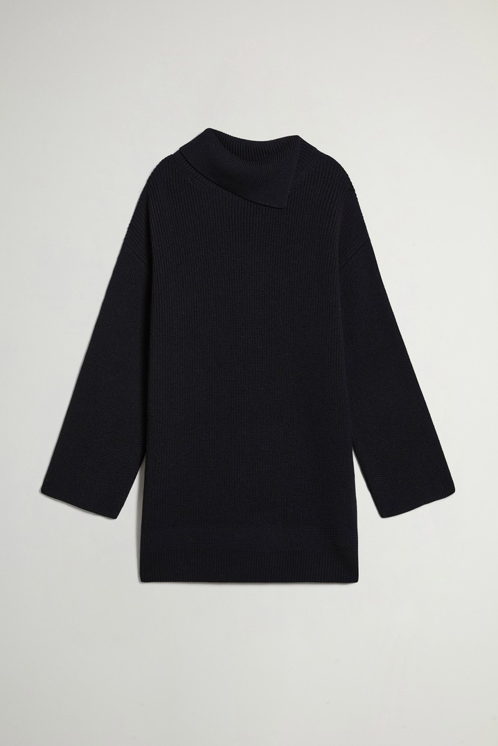 Turtleneck Sweater in Pure Merino Virgin Wool Black photo 1 | Woolrich