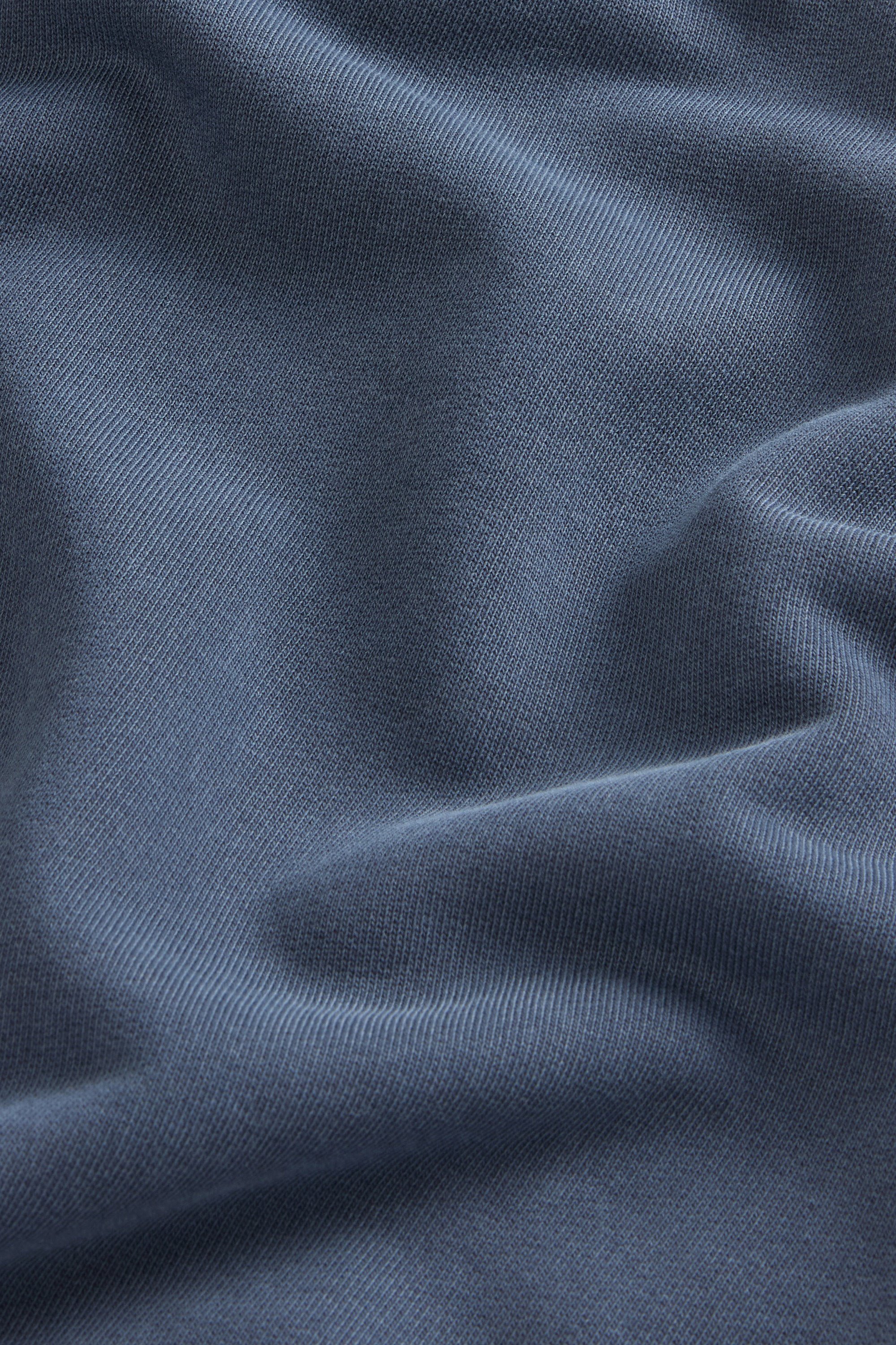 GARMENT DYED LOGO CRENEWCK Blue photo 6 | Woolrich