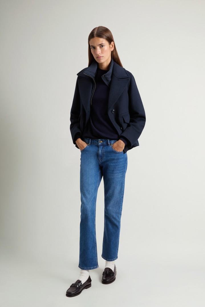 MELTON WOOL 2IN1 PEACOAT Blue photo 2 | Woolrich
