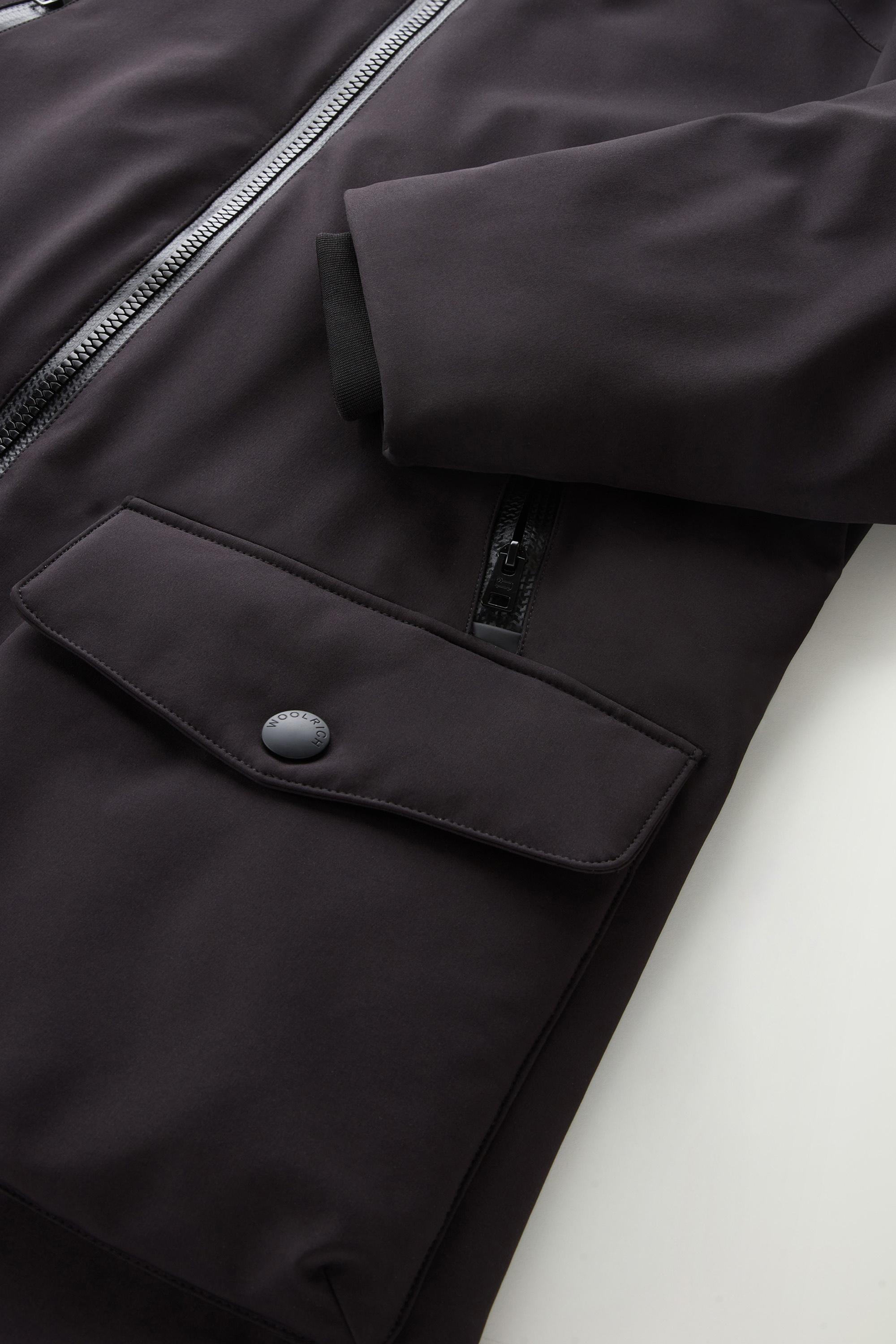 Parka in Tech Softshell Black photo 5 | Woolrich