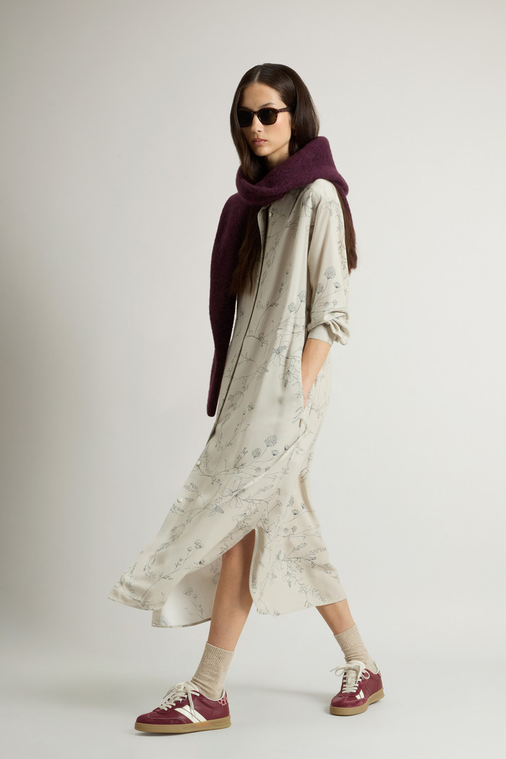 Dress with Floral Pattern Beige photo 2 | Woolrich
