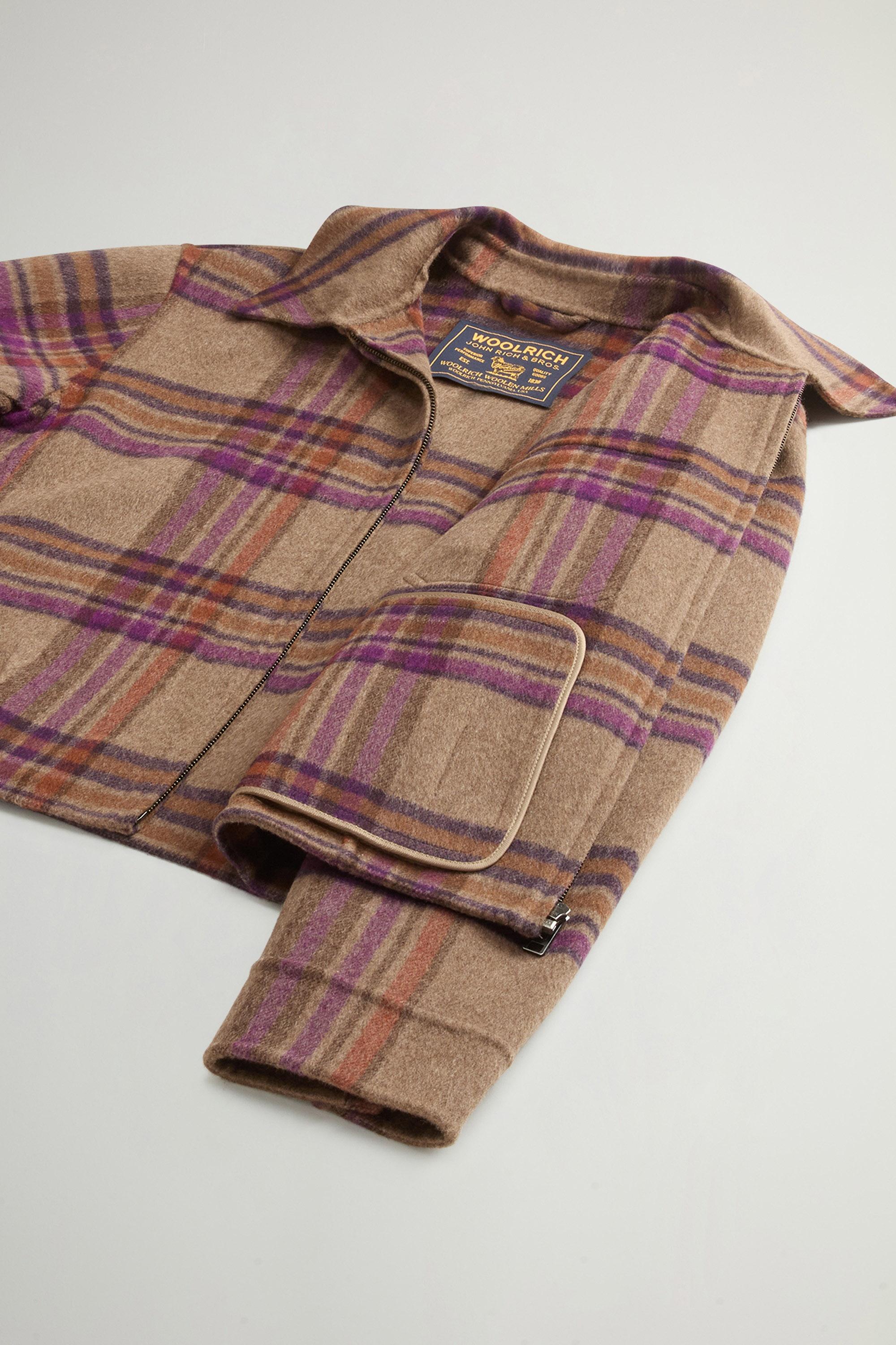 Jacket in Double-Face Wool Blend Brown photo 4 | Woolrich