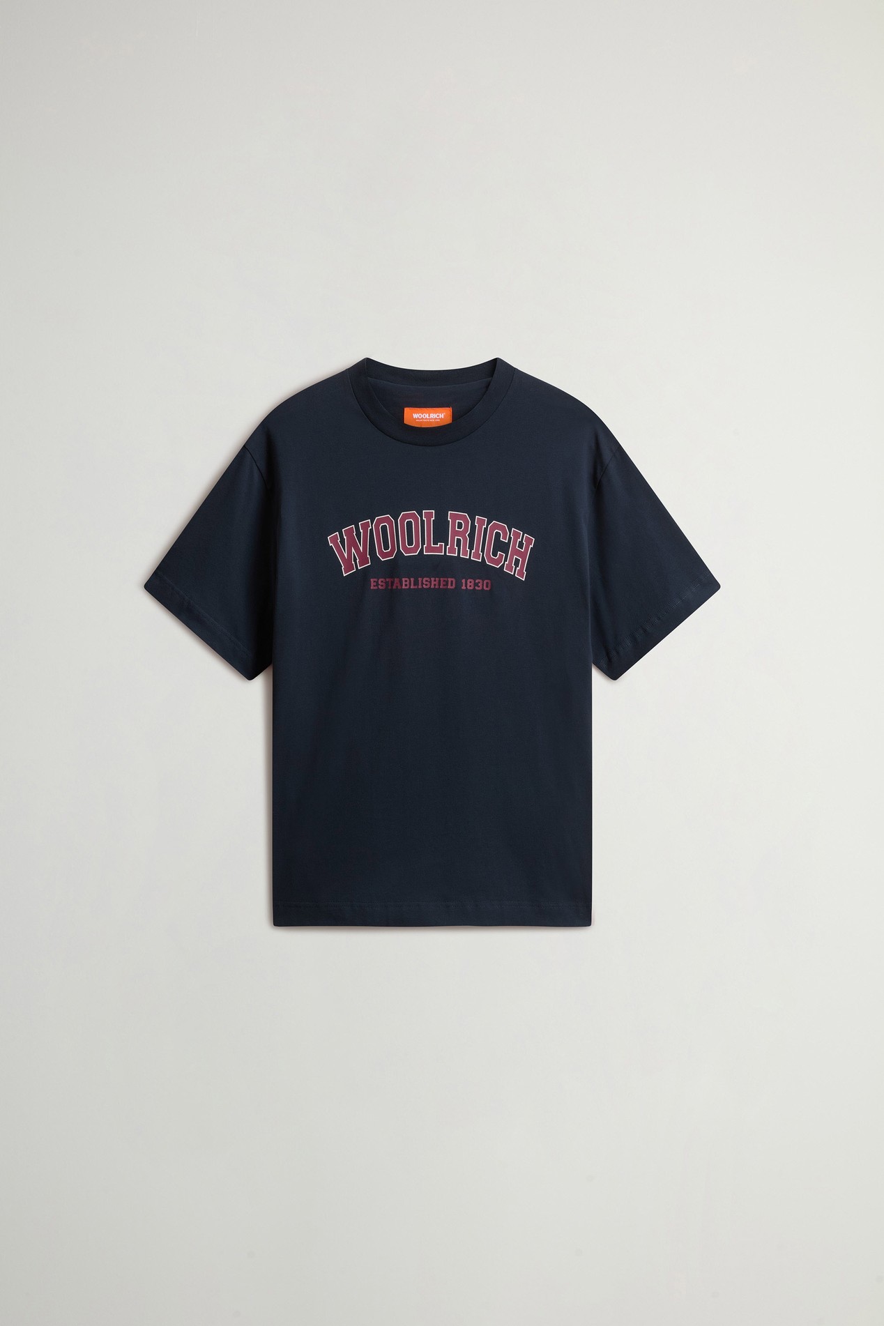 PD LARGE LOGO T-SHIRT Blue photo 1 | Woolrich
