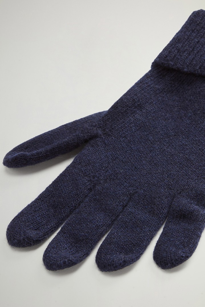 Gloves in Wool Blend Blue photo 4 | Woolrich