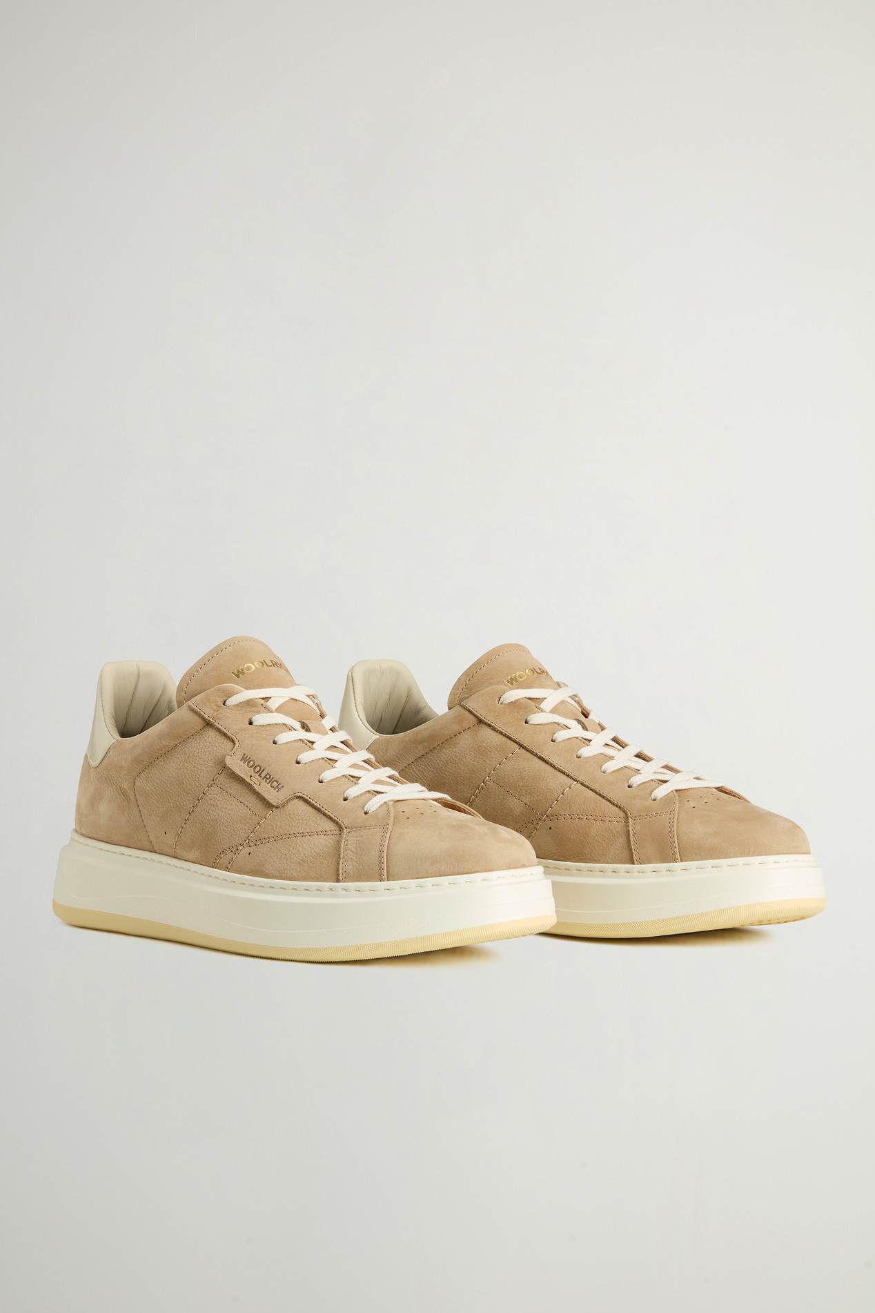Arrow Sneakers in Suede Beige photo 2 | Woolrich
