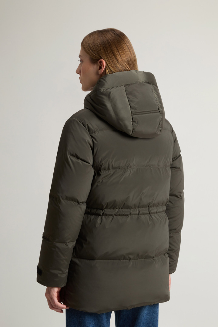 Alsea Stretch Nylon Down Jacket with Removable Hood Green photo 3 | Woolrich
