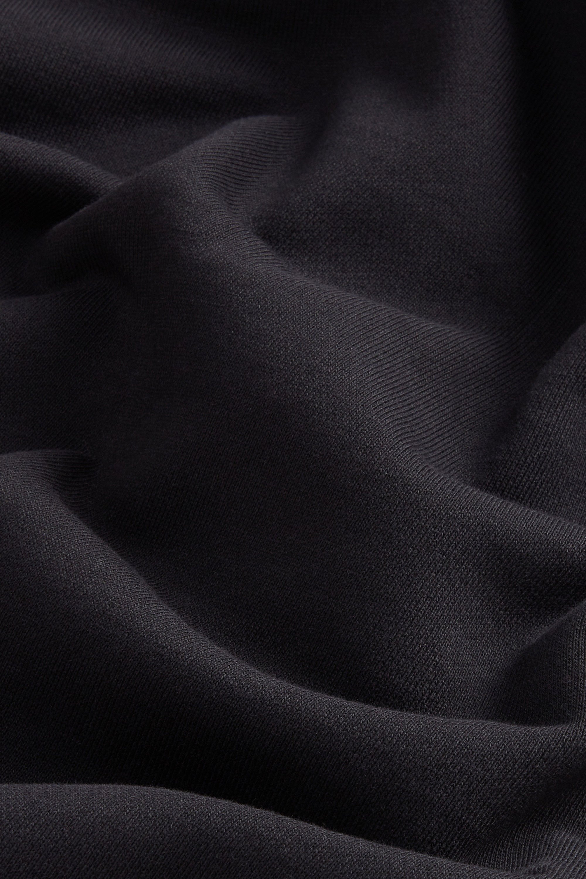 Hybrid Pure Cotton and Nylon Turtleneck Sweatshirt Black photo 6 | Woolrich