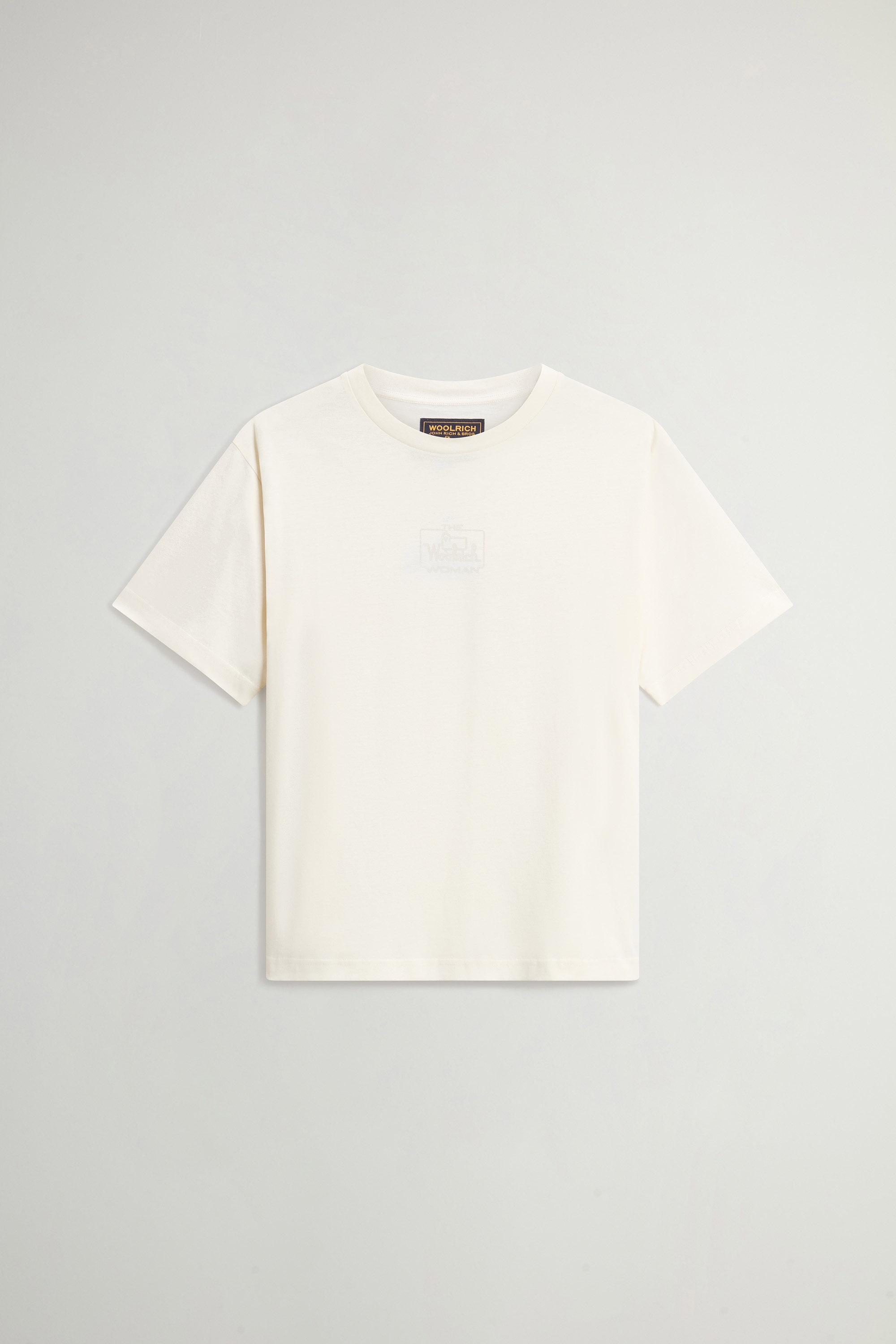 T-Shirt in Pure Pima Cotton White photo 1 | Woolrich