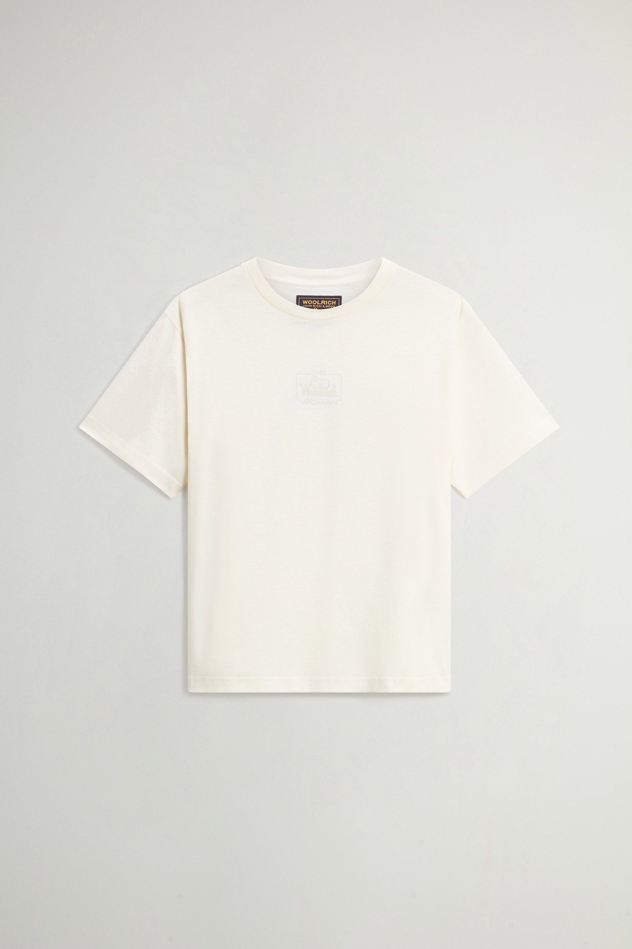 T-Shirt in Pure Pima Cotton White photo 1 | Woolrich
