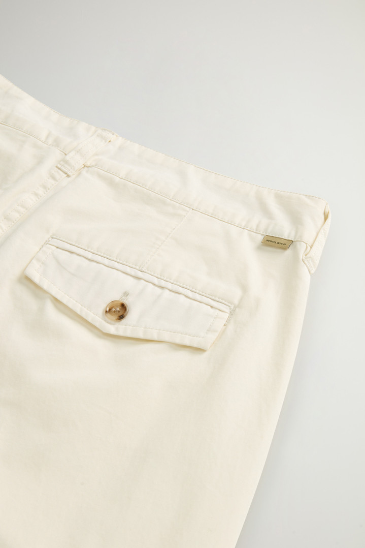 Garment-Dyed Pure Cotton Chino Pants White photo 4 | Woolrich