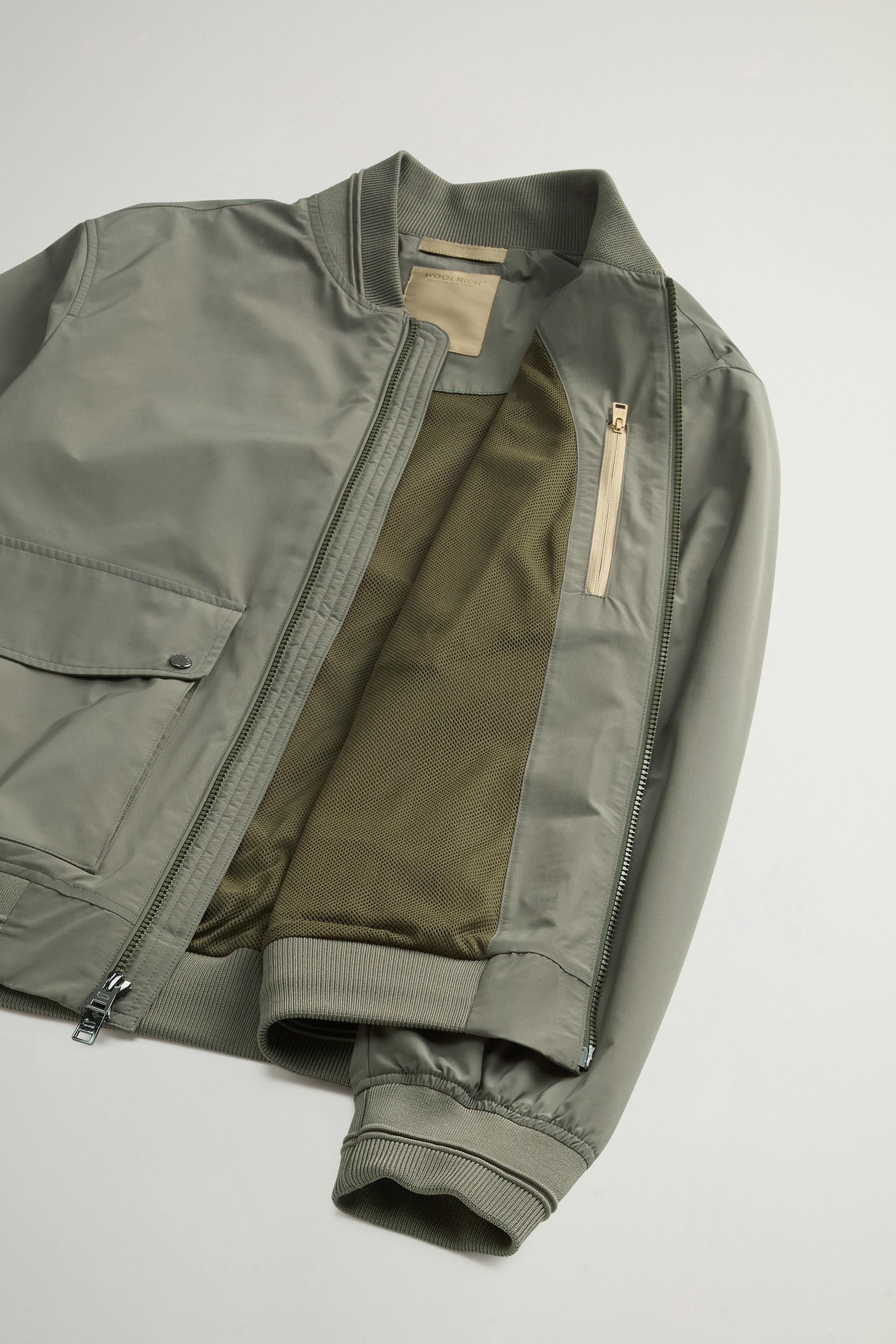 Wesley Bomber Jacket in Urban Touch Green photo 8 | Woolrich