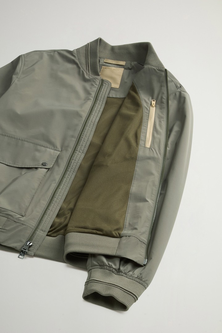 Wesley Bomber Jacket in Urban Touch Green photo 8 | Woolrich