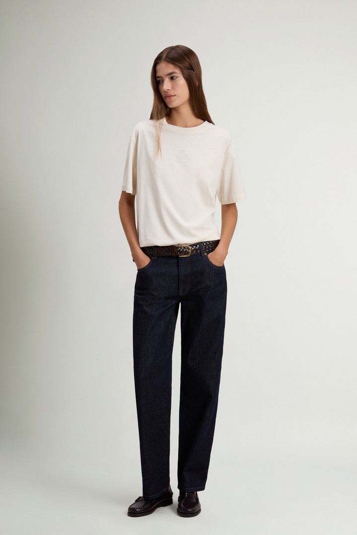 T-Shirt in Pure Pima Cotton White photo 2 | Woolrich