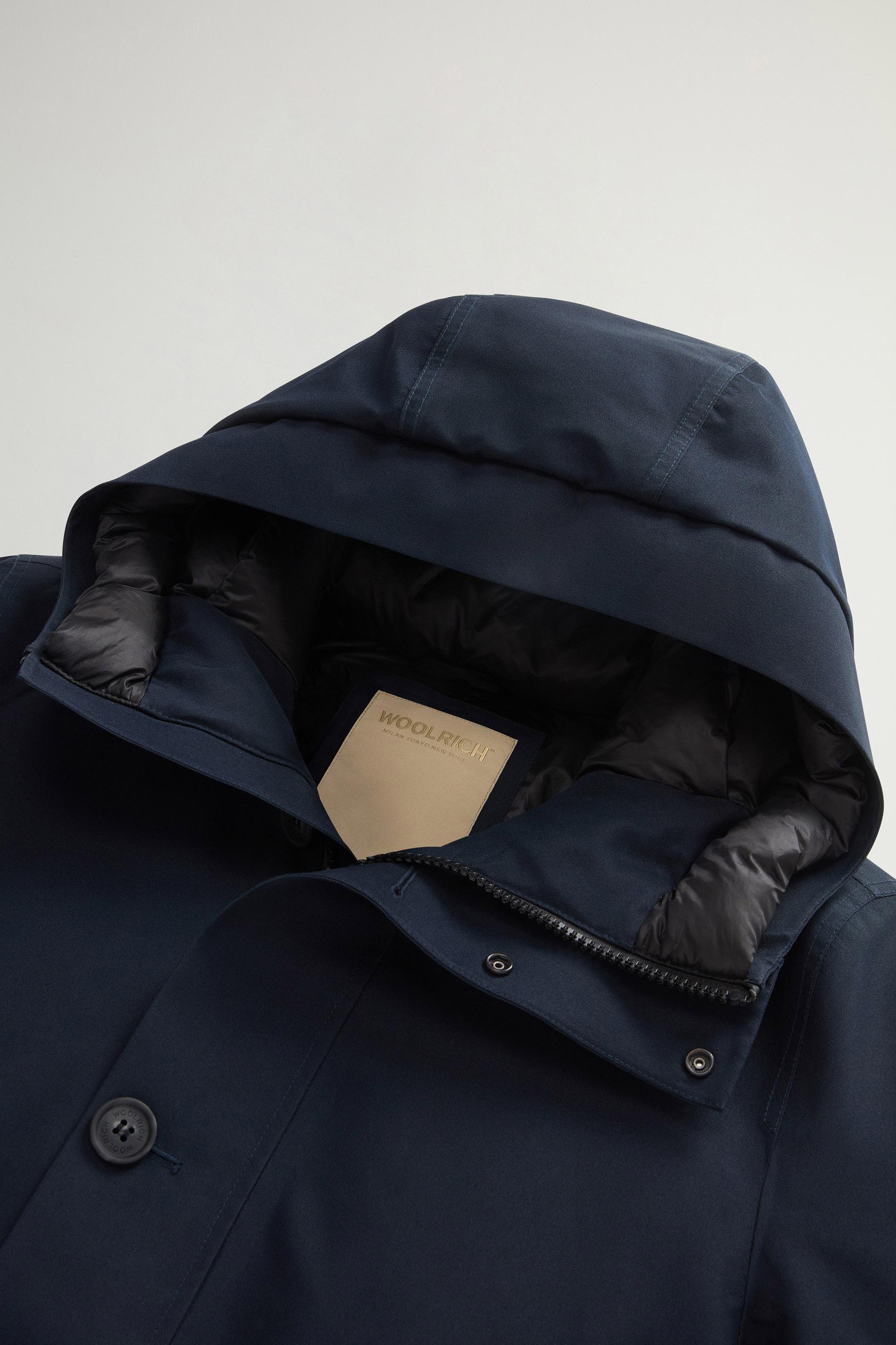 Waterproof Parka in Recycled Two-Layered GORE-TEX Fabric Blue photo 6 | Woolrich