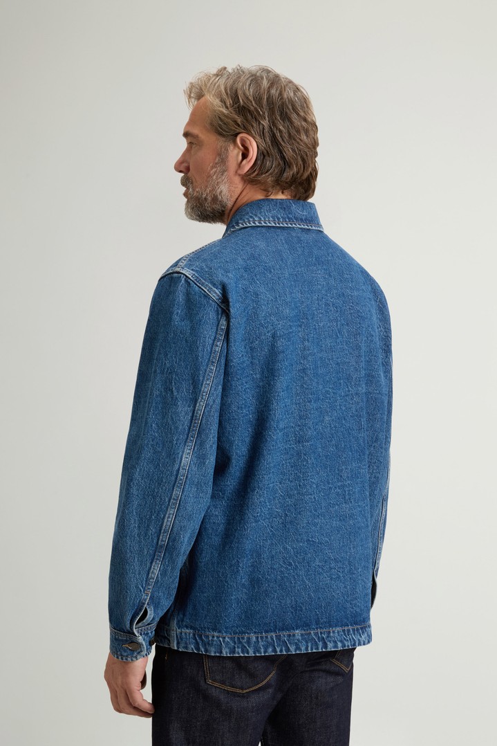 Surchemise en denim de pur coton Bleu photo 3 | Woolrich