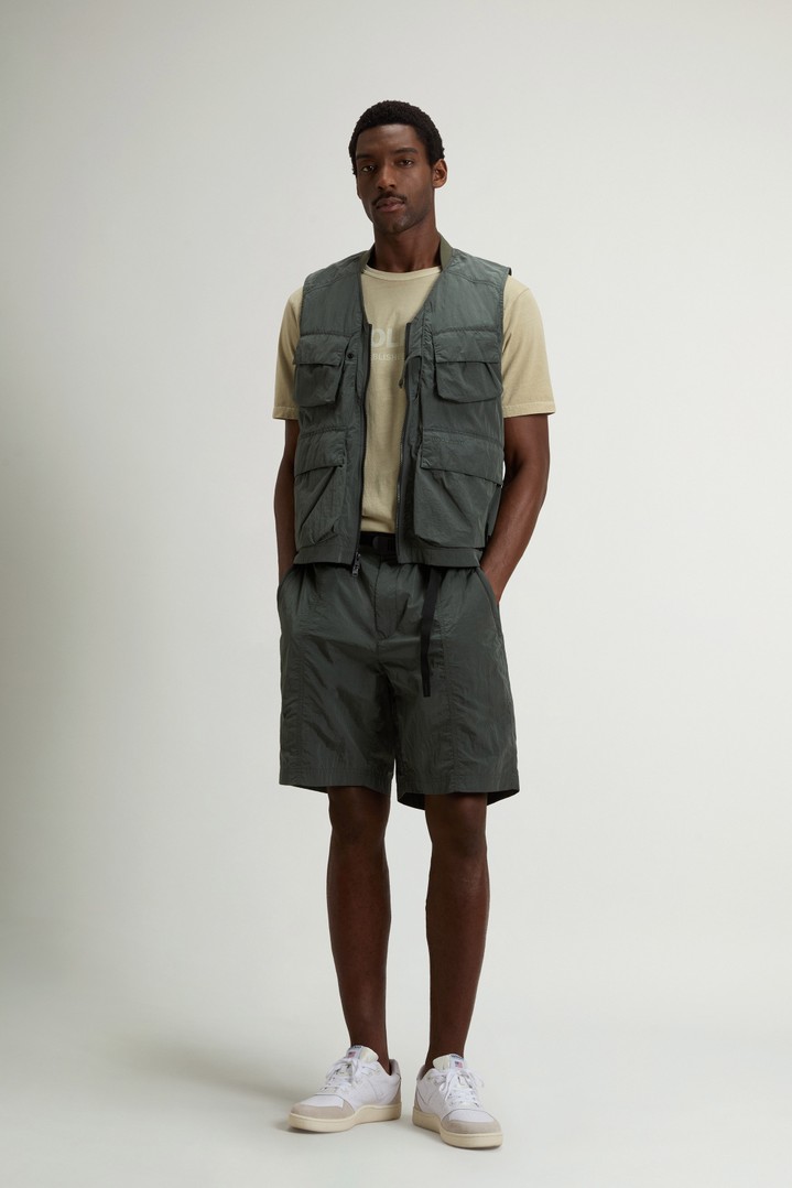 Vest in Olmetex Nylon Green photo 2 | Woolrich
