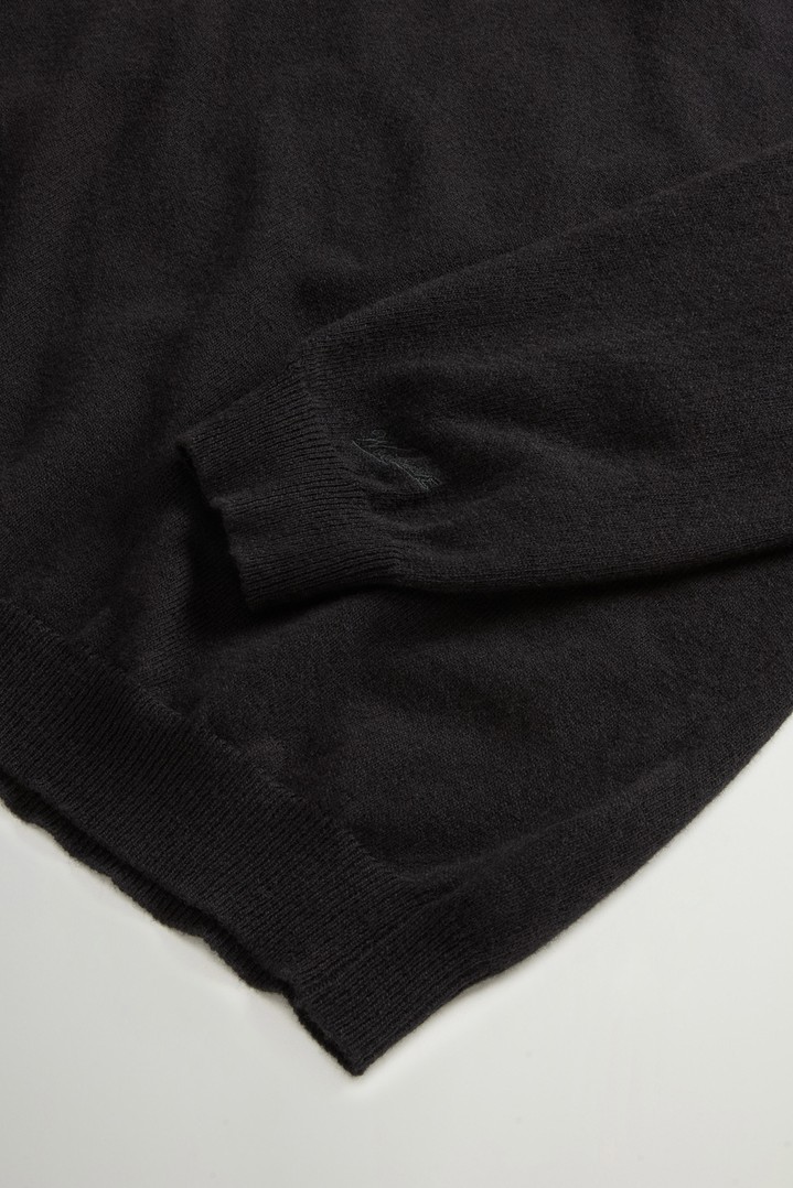 LAMBSWOOL TURTLENECK GG18 Zwart photo 6 | Woolrich