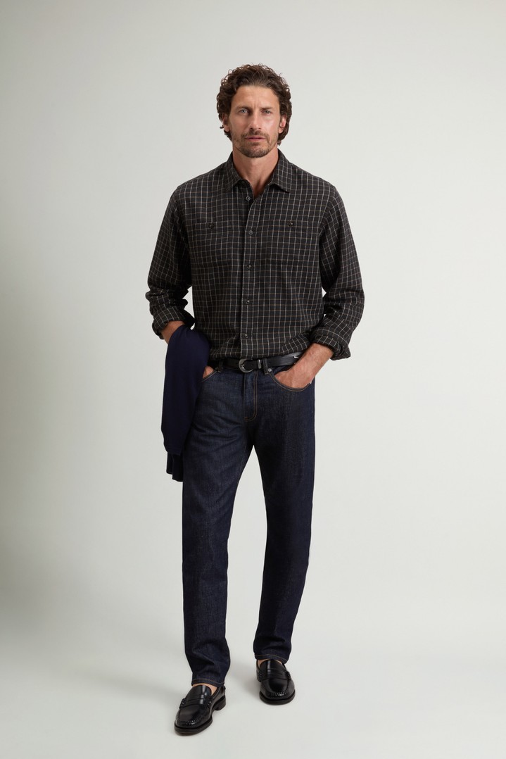 CHECK FLANNEL WARREN SHIRT Grau photo 2 | Woolrich