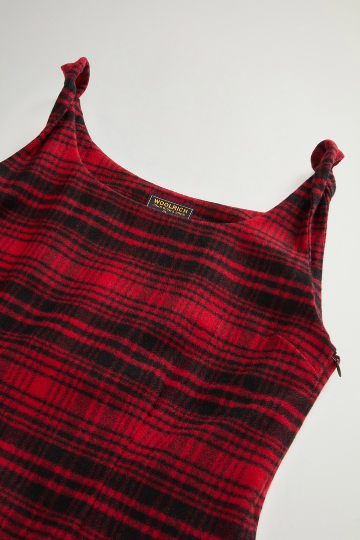 CHECK FLANNEL DRESS Red photo 6 | Woolrich