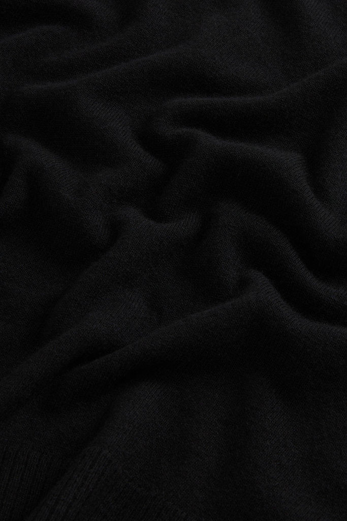 Jersey de cuello redondo en mezcla de lana virgen y cashmere Negro photo 6 | Woolrich