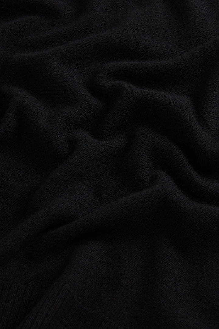 Jersey de cuello redondo en mezcla de lana virgen y cashmere Negro photo 6 | Woolrich