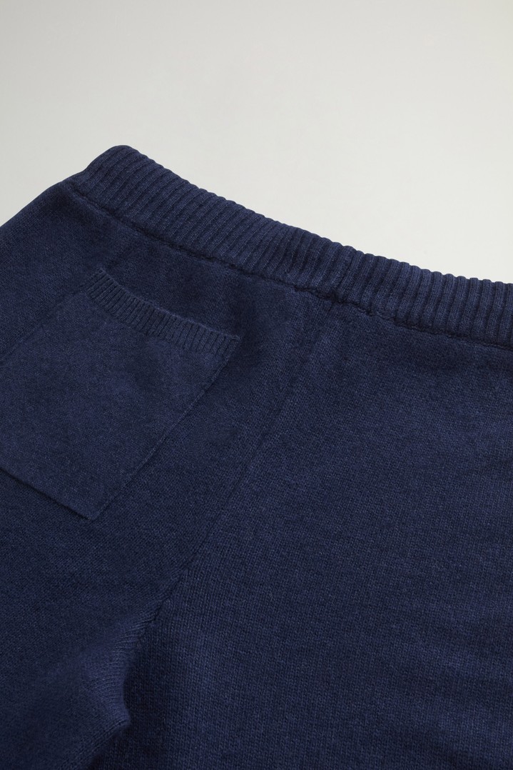 Pantalon en laine et cachemire Bleu photo 6 | Woolrich