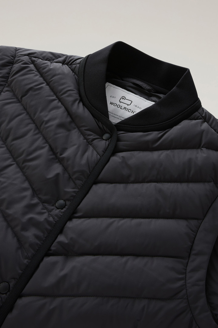 Microfiber Vest with Chevron Quilting Black photo 2 | Woolrich