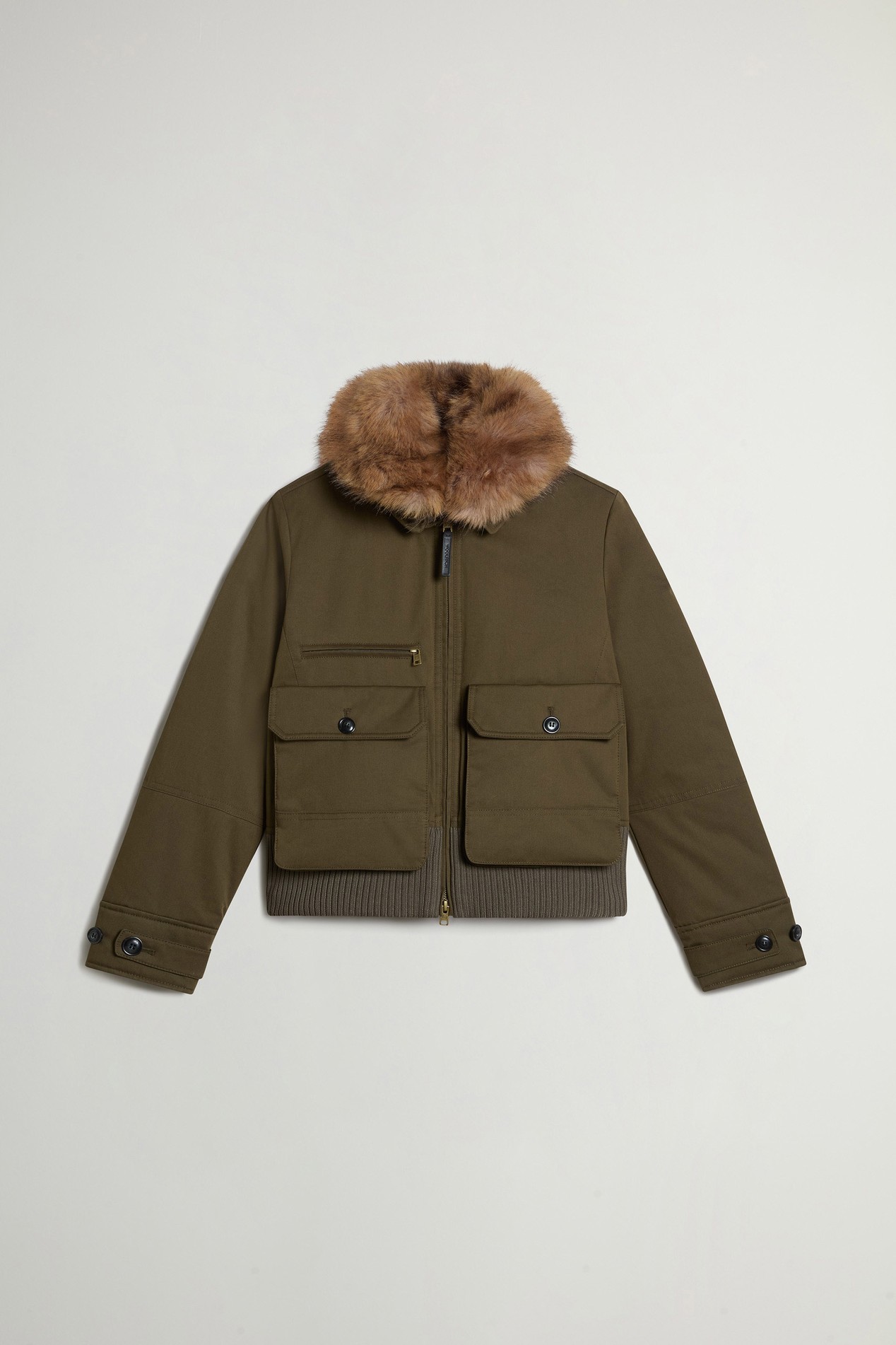 Bomber rembourré en Best Cotton Vert photo 5 | Woolrich