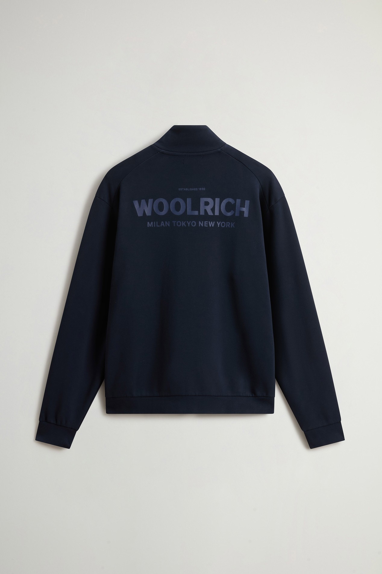 MACRO LOGO FULL-ZIP TRACK Blue photo 6 | Woolrich