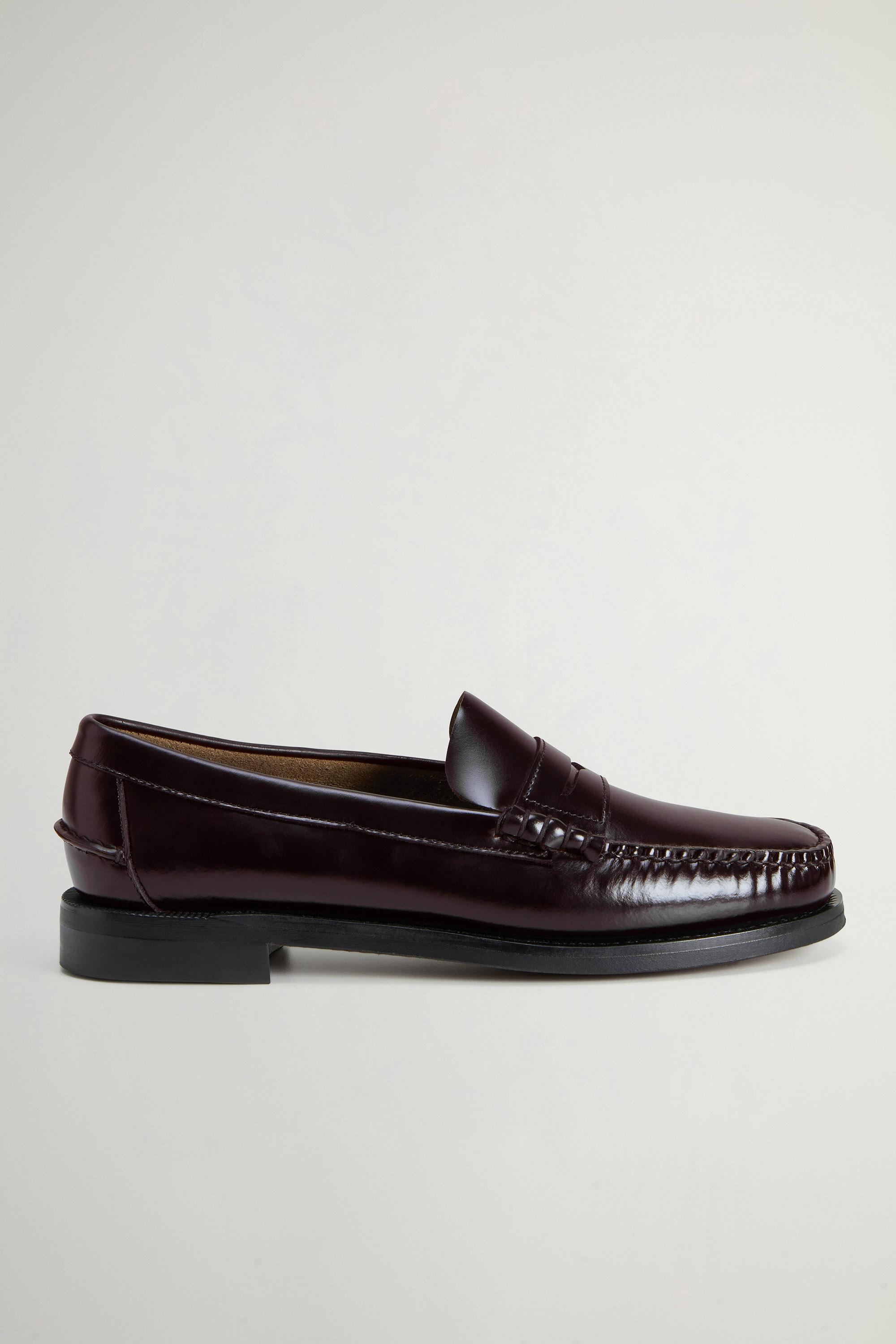 Dan Classic Mokassin Sebago x Woolrich aus Glattleder Braun photo 1 | Woolrich