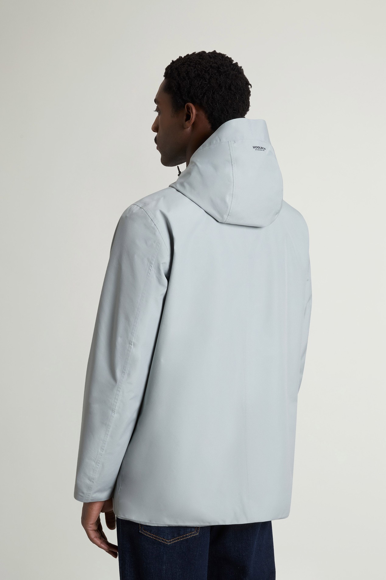 Summer Parka in WINDSTOPPER by GORE-TEX LABS Fabric Gray photo 3 | Woolrich