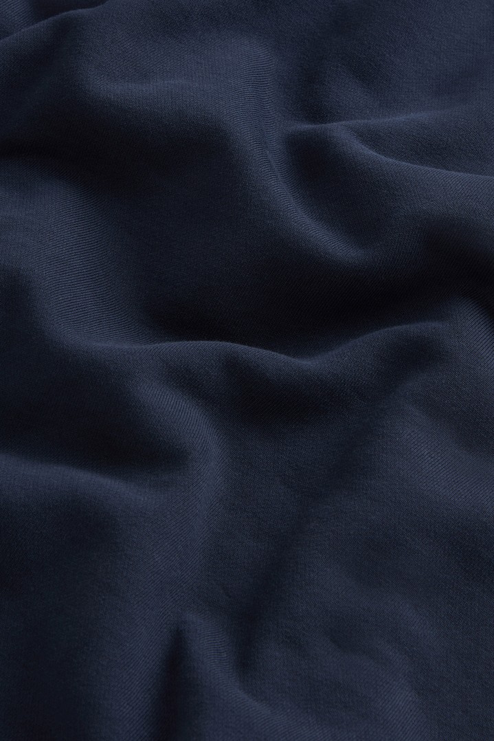 MACRO LOGO HOODIE Blue photo 7 | Woolrich