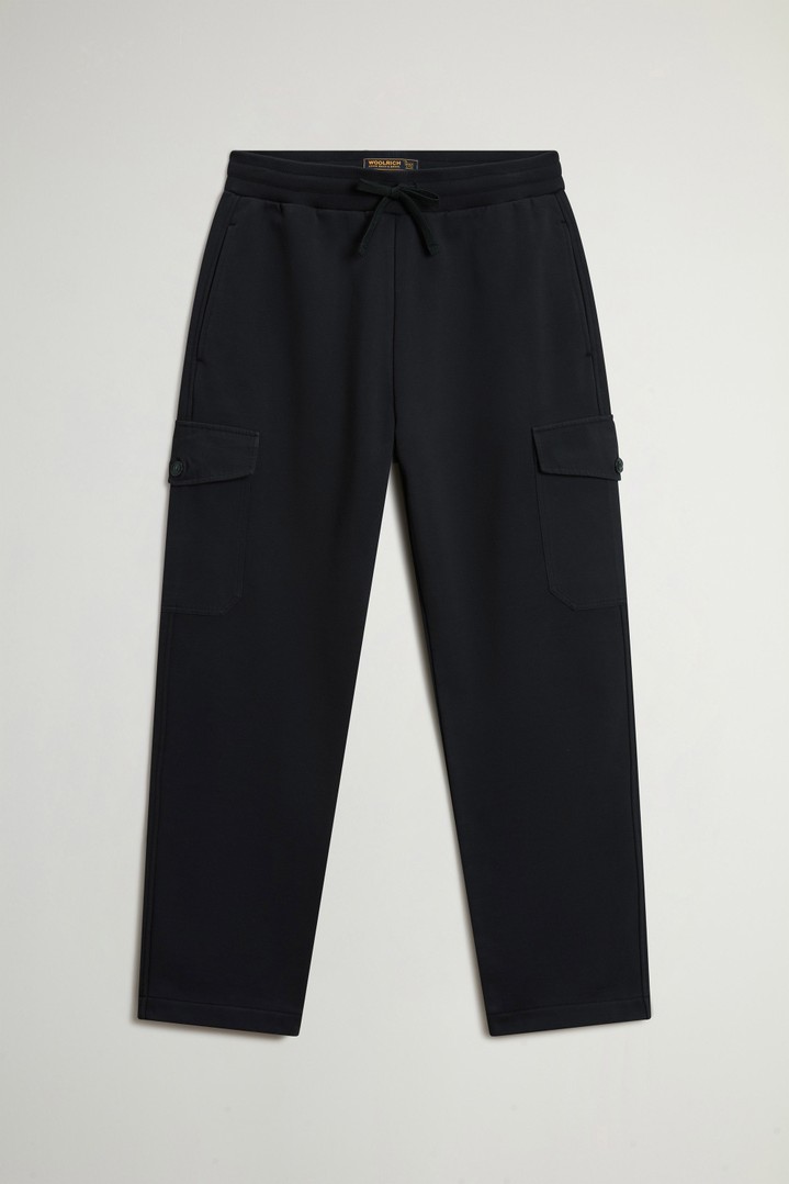 GRAPHIC FLEECE SWEATPANT Black photo 4 | Woolrich