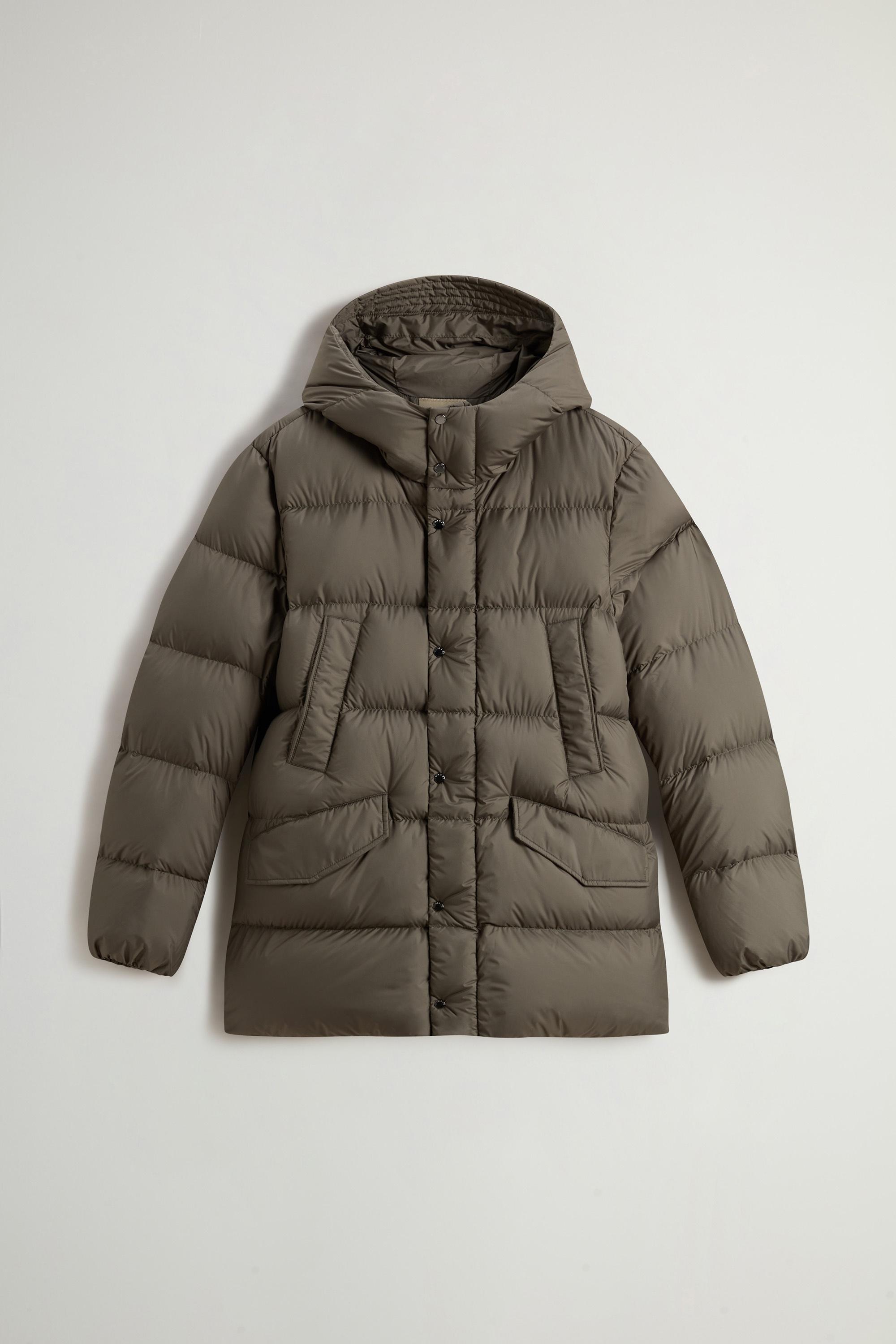 Cloud Parka in Microfiber Green photo 5 | Woolrich