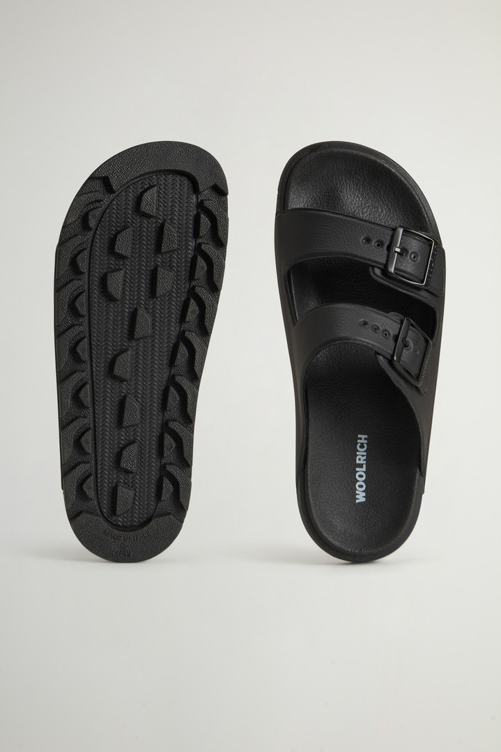 Double-Band Rubber Sandals Black photo 4 | Woolrich