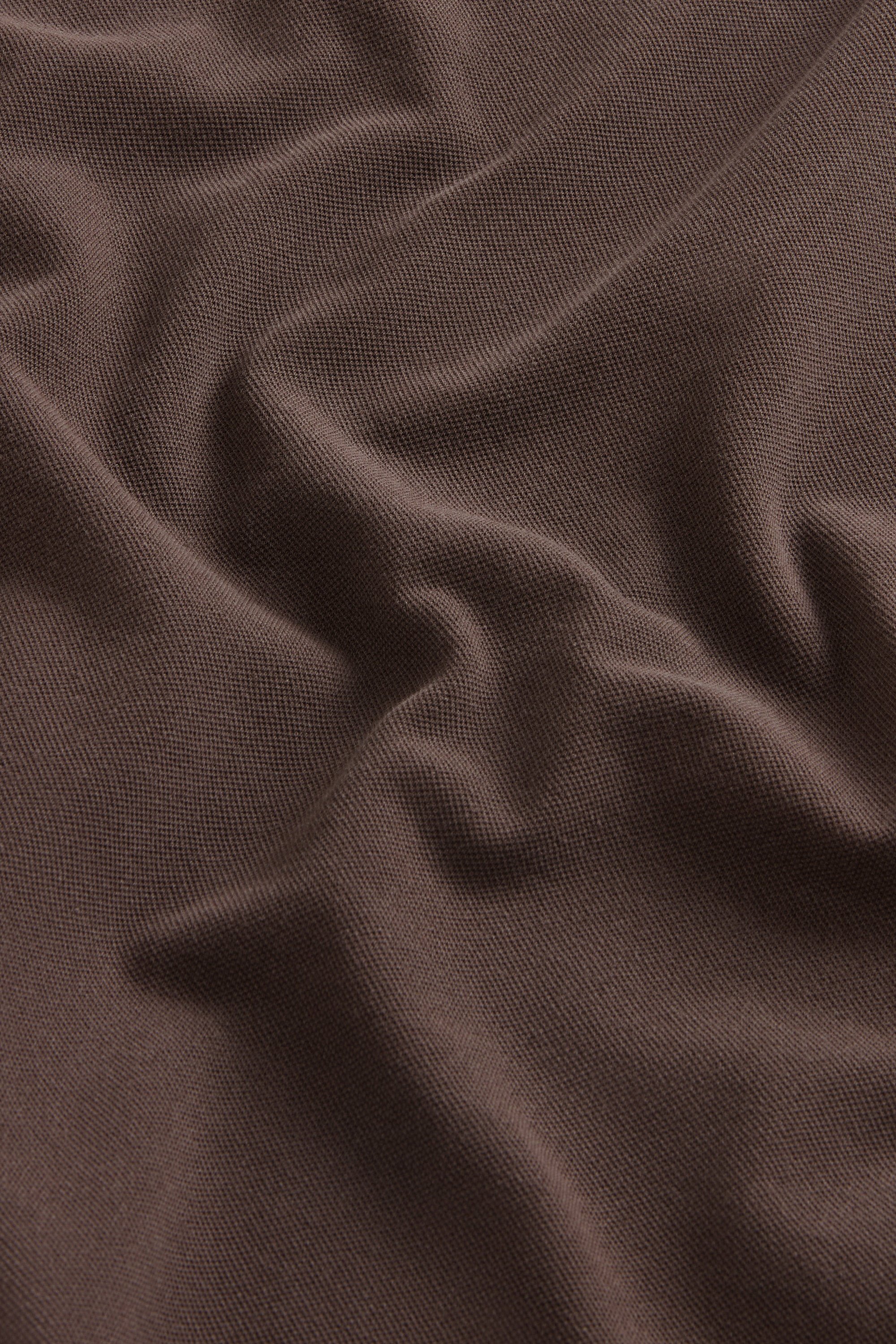 Mackinack Polo teint en pièce en sergé de coton stretch Marron photo 7 | Woolrich